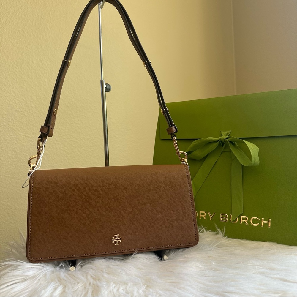 Tory Burch LEATHER CONVERTIBLE CROSSBODY bag